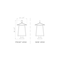 Z-Lite Rainer 5 Light Outdoor Pier Mounted Fixture, 15.5in. W x 28.5in. H, Black 5015PHXLS-SQPM-BK - alternate 6